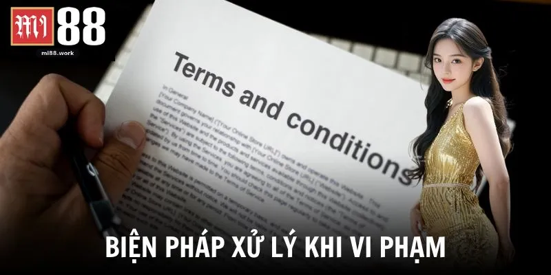 Biện pháp xử lý khi vi phạm