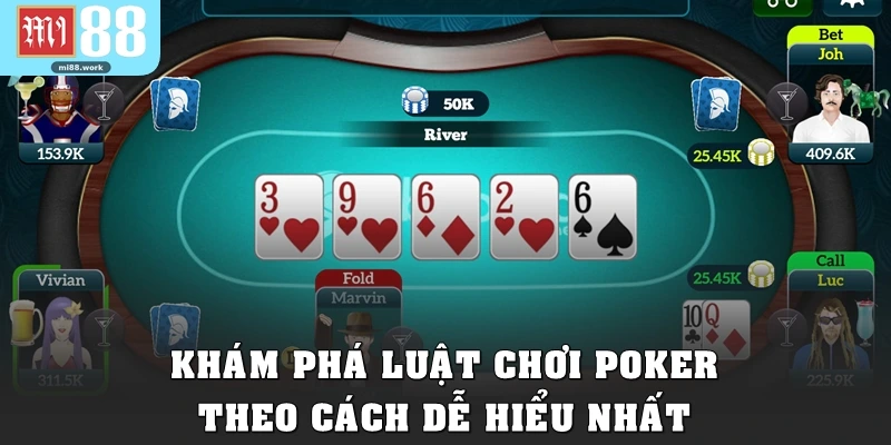 Khám phá luật chơi Poker theo cách dễ hiểu nhất