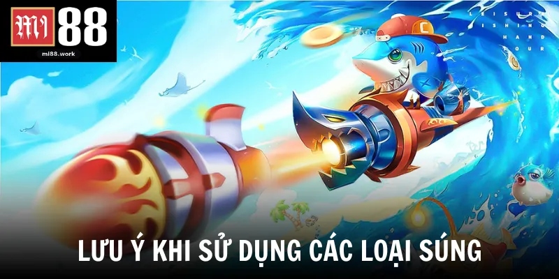 Lưu ý khi sử dụng súng