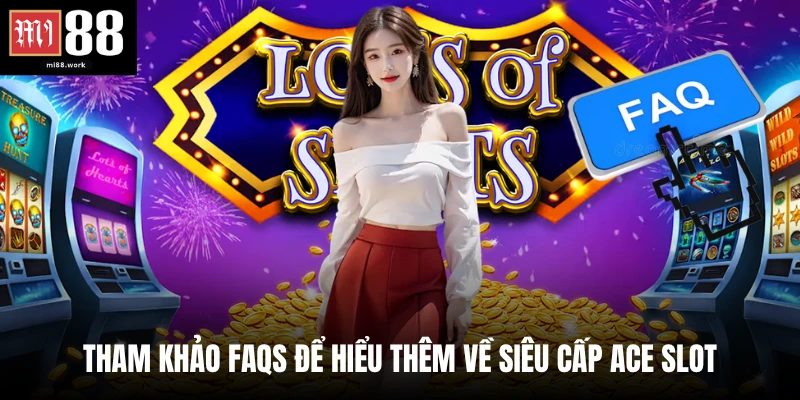 Tham khảo Faqs để hiểu thêm về siêu cấp Ace slot